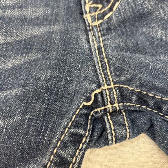 Miss Me Bling Pocket Bootcut Y2K Inspired Jeans Western Glam Cowgirl Denim sz 30 - Picture 14 of 16